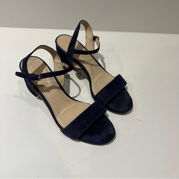 Cole Haan Shoes - Cole Haan Women's Josie Suede Navy Blue Women's Sandals